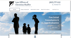 Desktop Screenshot of cshafferlaw.com